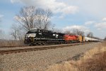 NS 4543 leads train 21M west